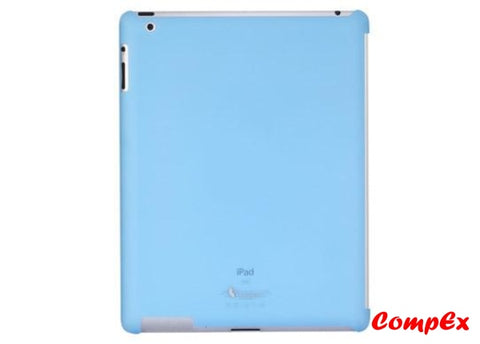Lafeada Active Shell Ultra Slim Case For Ipad 2 Compatible With Smart Cover Blue Tablet Carry