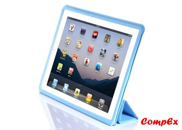 Lafeada Skin Cover - Ultra Slim Case With Smart Function For Ipad 2 Blue Tablet Carry