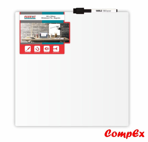 Magnetic Whiteboard Tile (355*355Mm - White) Whiteboards