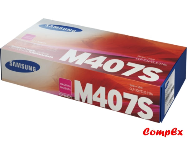 Samsung Clt-M407S Magenta Toner Cartridge (Su268A)