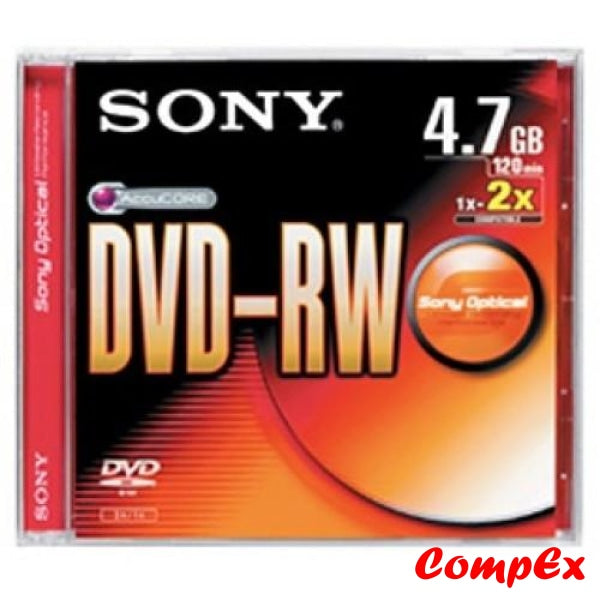 Sony Dvd-Rw 2X 4.7Gb Rewriteable (Single)