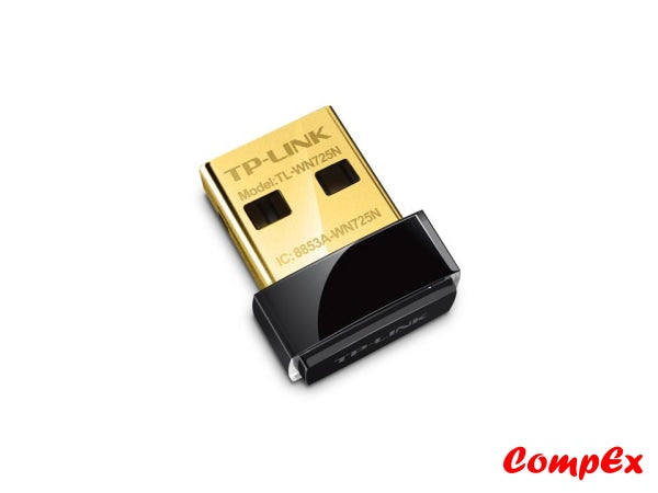 Tp-Link 150Mbps Wireless N Nano Usb Adapter Tl-Wn725N Network Card