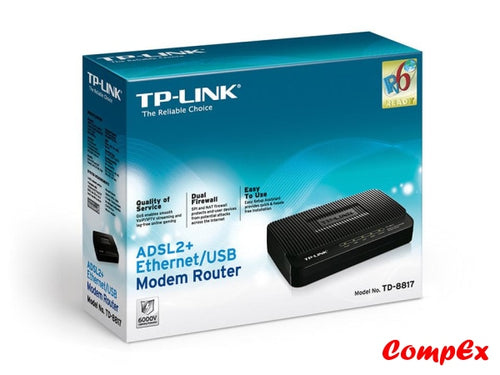 Tp-Link Adsl2 Router Td-8817