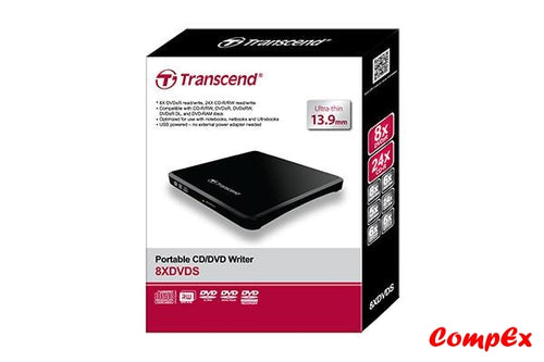 Transcend Extra Slim Portable Dvd Writer