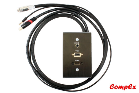 Wall Box 15 Pin Male To Female Vga Cable 1M/audio/hdmi Adaptors